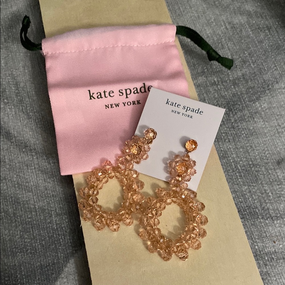 🎉CLEARANCE🎉Kate Spade Pink Crystal Earrings